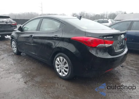 2012 Hyundai Elantra Gls (Ulsan Plant) from USA, damaged, VIN KMHDH4AE2CU219269